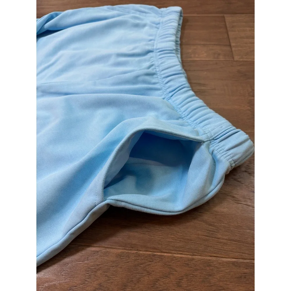NWT Year of Ours Light Blue Cotton Jogger Sweatpants M/L YOO-FA-005